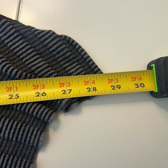 Planet by Lauren G Multicolor Striped Rib Pima Cotton Sweater Women’s One size - Picture 9 of 10